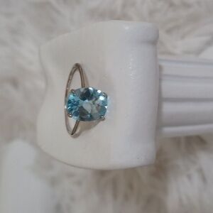 Colleen Lopez Gemstone Sterling Silver Ring Size 8.5 NIB